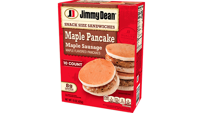 Jimmy Dean Maple Pancake & Sausage Snack Size Sandwiches