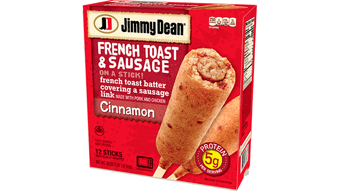 Jimmy Dean Cinnamon French Toast & Sausage On a Stick!