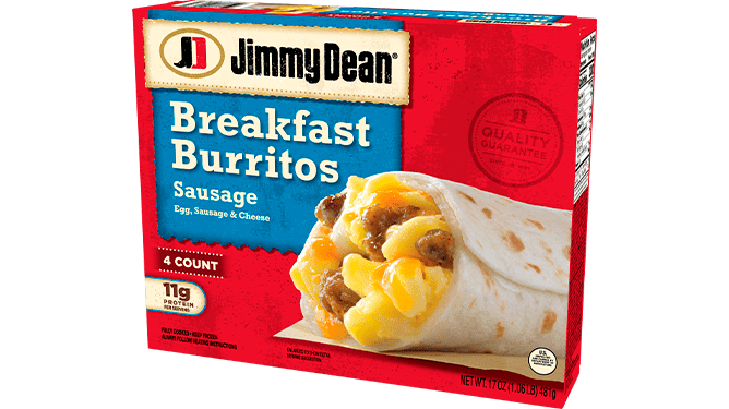 Jimmy Dean Sausage Breakfast Burritos