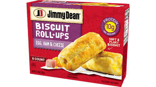 Egg, Ham & Cheese Biscuit Roll-Ups