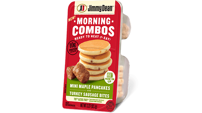 Maple Pancakes & Turkey Sausage Bites