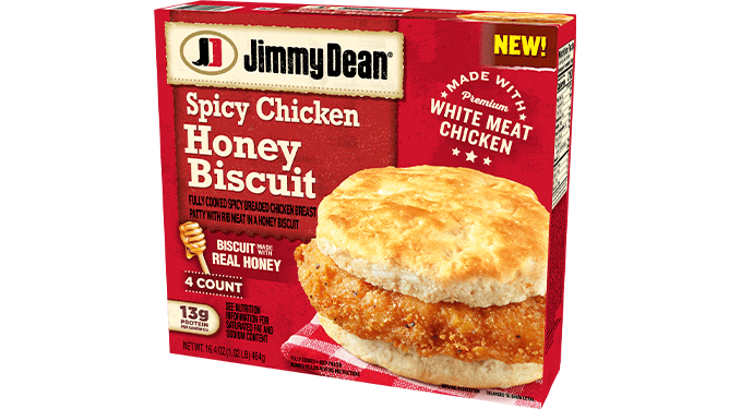 Jimmy Dean Spicy Chicken Honey Biscuit Sandwiches