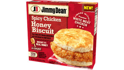 Spicy Chicken Honey Biscuit Sandwiches