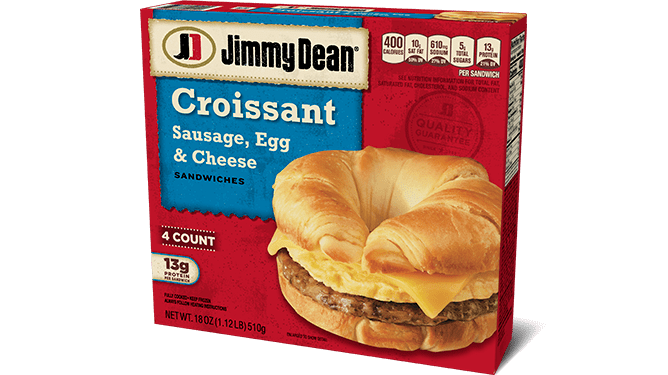 croissant breakfast sandwich