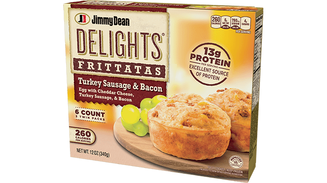 Jimmy Dean Delights Turkey Sausage & Bacon Frittata