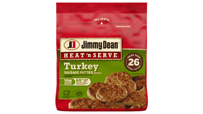 Heat N Serve Turkey Sausage Patties Jimmy Dean Brand
