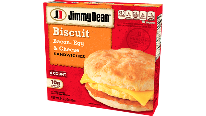 Jimmy Dean Bacon, Egg & Cheese Biscuit Sandwiches