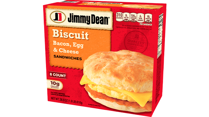 Jimmy Dean Biscuit de Tocino, Huevo y Queso 