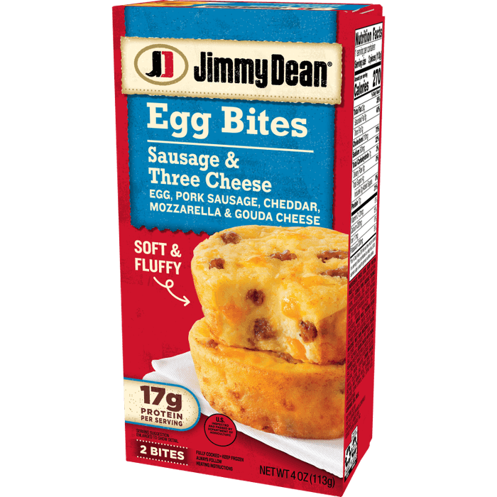 Jimmy Dean Sausage and Three Cheese Egg Bites