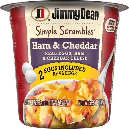Ham & Cheddar Simple Scrambles