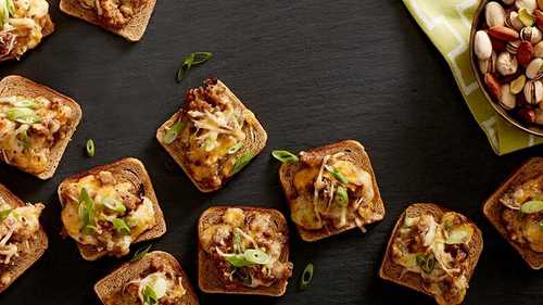 Open-Face Sausage Snacks