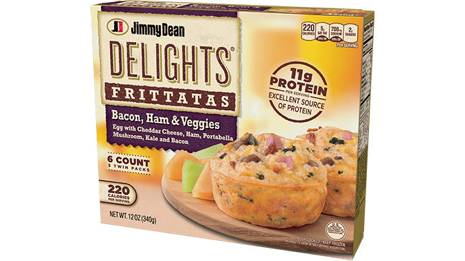 Delights Bacon, Ham & Veggie Frittata
