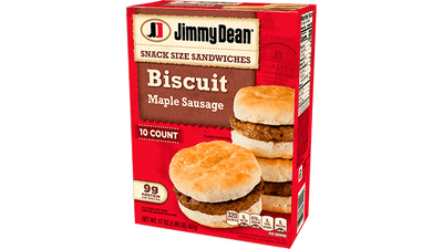 Maple Sausage Biscuit Snack Size Sandwiches