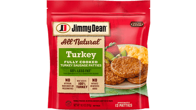 All Natural* Fully Cooked Turkey Sausage Patties
