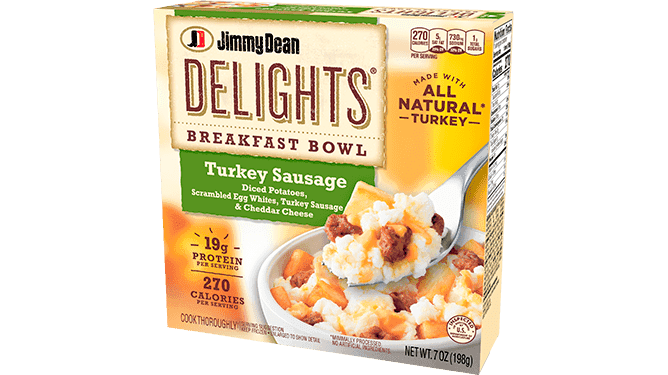 Jimmy Dean Delights Turkey Sausage Breakfast Bowl
