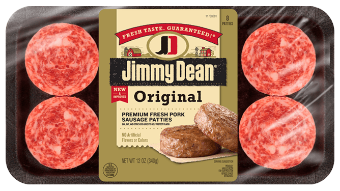 Jimmy Dean Original Premium Fresh Pork Sausage Patties