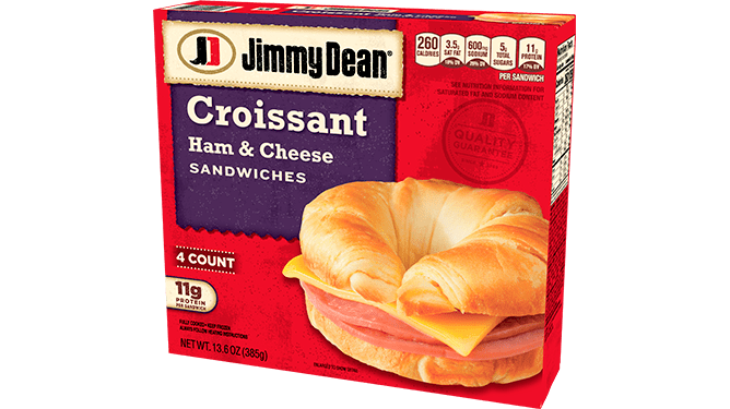 Ham & Cheese Croissant Sandwiches
