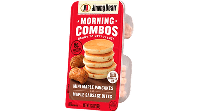 Mini Maple Pancakes and Maple Sausage Bites Morning Combos