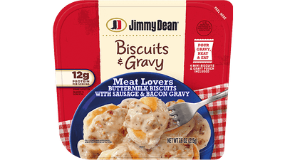 Biscuits & Gravy Buttermilk Biscuits with Meat Lovers Gravy