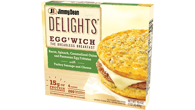 Delights Turkey Sausage and Cheese Egg'wich