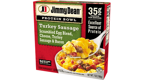 Jimmy Dean Protein Bowl, Turkey Sausage, Frozen