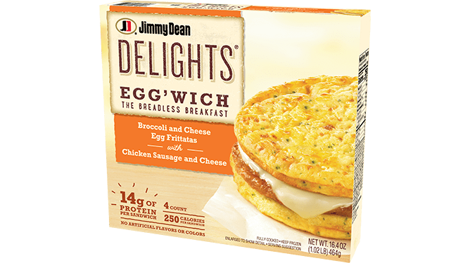 Jimmy Dean Delights Chicken Sausage and Cheese Egg'wich
