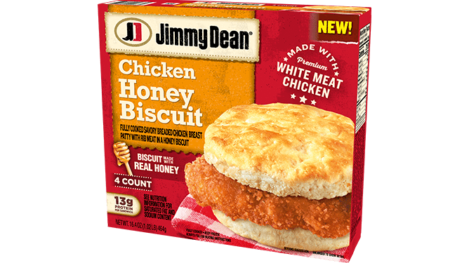 Jimmy Dean Chicken Honey Biscuit Sandwiches