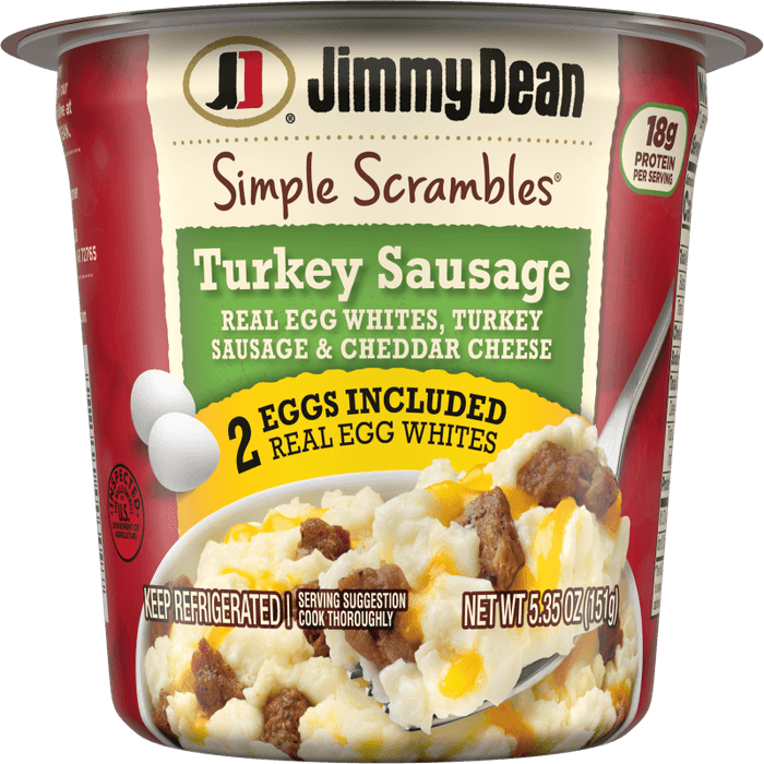 Jimmy Dean Turkey Sausage Simple Scrambles